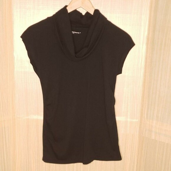 Gap Maternity Sleeveless Black Cowl Neck Top XS - Picture 1 of 8